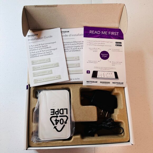 Netgear 5-Port Gigabit Ethernet Switch Plug & Play Home & Office Networking - Picture 9 of 16